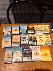 Pacchetti di sigarette vuoti assortiti