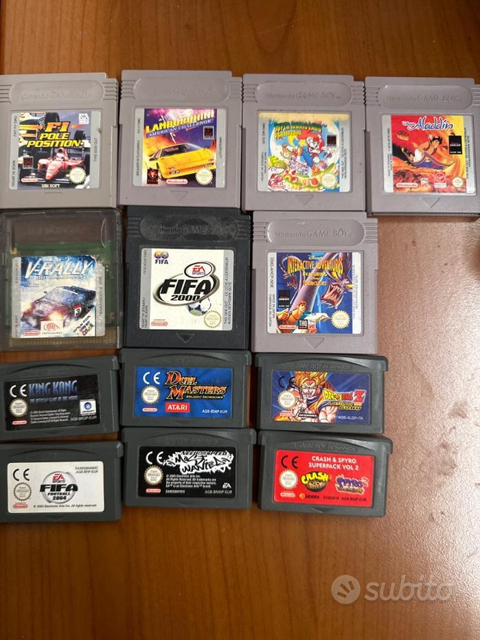 Lotto Giochi Game Boy, Game Boy Advance, Originali e funzionanti