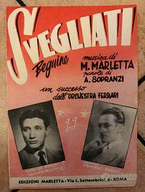 Spartito originale "Svegliati"