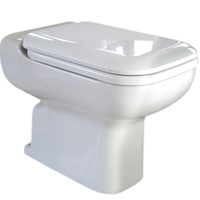 Sedile rivestito di ricambio conca per WC