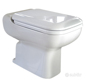 Sedile rivestito di ricambio conca per WC