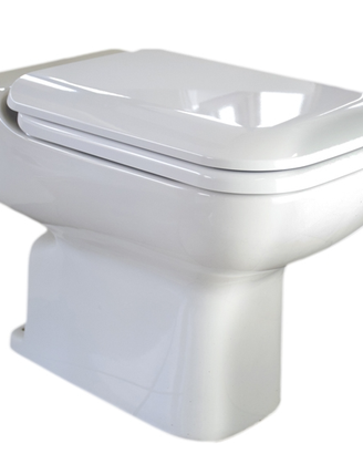 Sedile rivestito di ricambio conca per WC