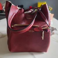 Borsetta rosso scuro Liviana Conti