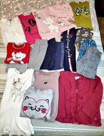 Lotto vestiti bimba autunno/inverno 3 anni