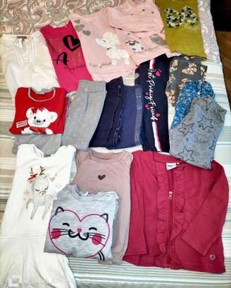 Lotto vestiti bimba autunno/inverno 3 anni