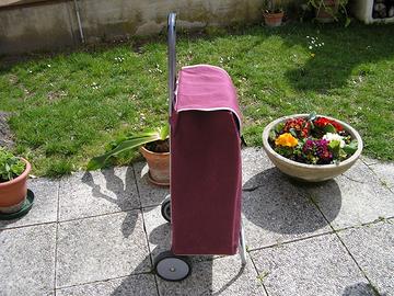 Splendida borsa carrello GIMI con ruote per spesa