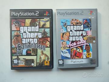 GTA Vice City & GTA San Andreas - PS2