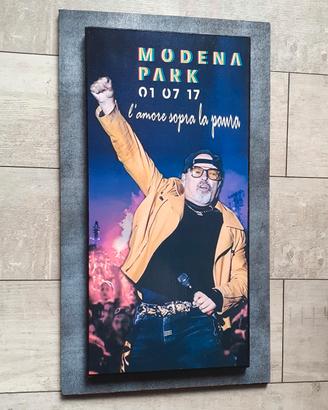 Quadro in legno omaggio a Vasco Rossi 