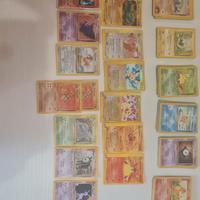 lotto 156 carte pokemon edizione anni 2000