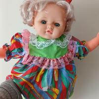 Rara bambola vintage alta 60 cm