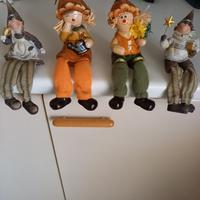 Gnomi in stoffa e ceramica