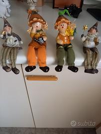 Gnomi in stoffa e ceramica