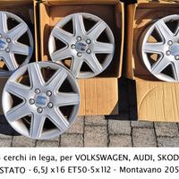 Cerchi in lega  16" per VW, AUDI, SKODA, SEAT.