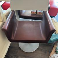 Sedia girevole con piantana