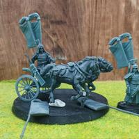 Miniatura Re del Khand su carro Middle-earth mes