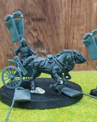 Miniatura Re del Khand su carro Middle-earth mes