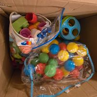 Palline lego morbidi mini canestro gioco scatole