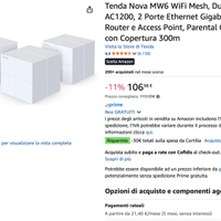 wifi router access point TENDA set da tre +1