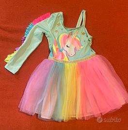 Costume carnevale da unicorno bambina