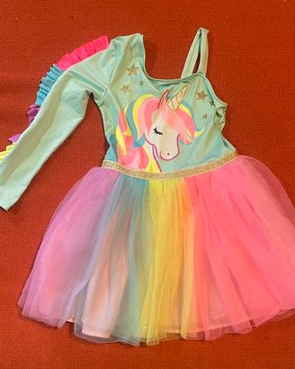 Costume carnevale da unicorno bambina