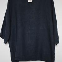 Camicia nuova in lino blu donna