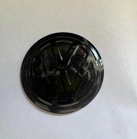 Set 4 Adesivi Coprimozzi VW 56 mm - Full Black 