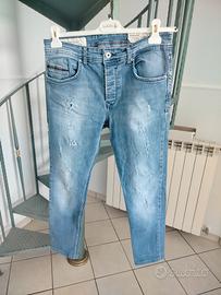 jeans diesel azzurro taglia 46 cotone 