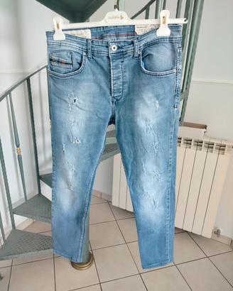 jeans diesel azzurro taglia 46 cotone 