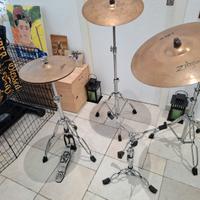 full Hardware aste/pedali TAMA + seggiolino Mapex