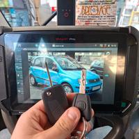 Duplicazione chiave con telecomando Fiat panda 