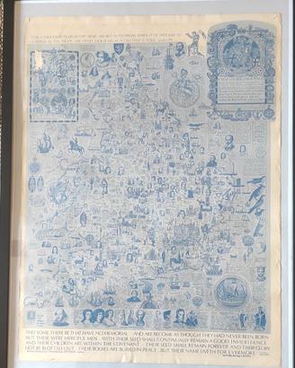 Poster Inghilterra e Galles vintage