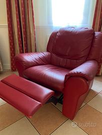 Poltrona reclinabile artigianale