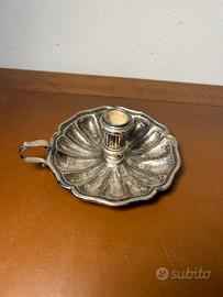 Bugia candelabro argento 800/1000