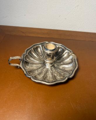 Bugia candelabro argento 800/1000