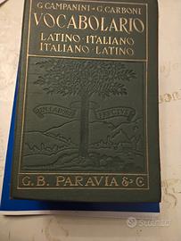 Vocabolario  latino italiano  campanini-carboni