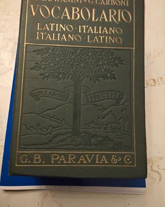 Vocabolario  latino italiano  campanini-carboni