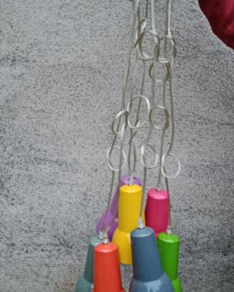 lampadario multicolor 
