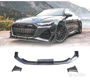 SPOILER LIP AUDI A7 A7L 19-23 LOOK RS7 ABT NERO LU