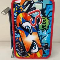 Astuccio 3 Zip Facce da SJ