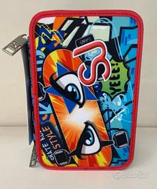 Astuccio 3 Zip Facce da SJ