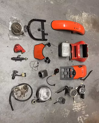 ricambi/accessori moto enduro/cafe racer/custom