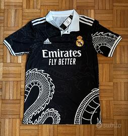 Maglietta nera da calcio