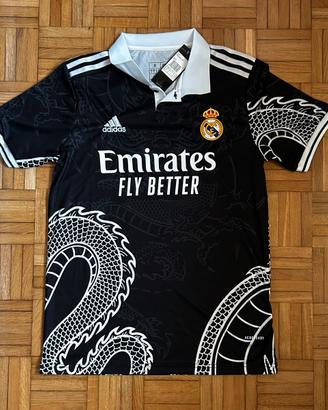 Maglietta nera da calcio