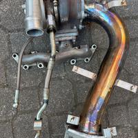 Turbina Abarth TD04 Evo DownPipe+aspirazione bassa