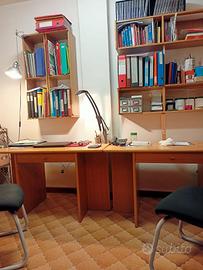 SCRIVANIA in rovere massello 