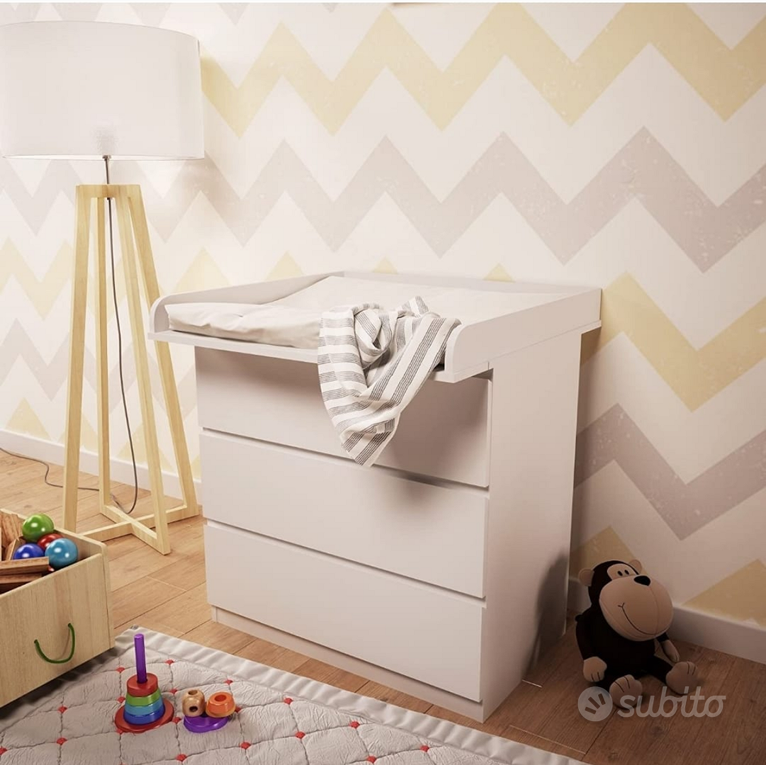 Fasciatoio bianco per cassettiera Ikea Malm - Tutto per i bambini