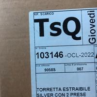 TORRETTA ESTRAIBILE PRESE ELETTRICHE CUCINA