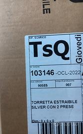 TORRETTA ESTRAIBILE PRESE ELETTRICHE CUCINA