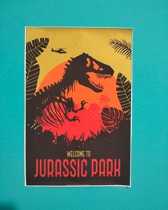 2 poster Jurassic Park in TELA