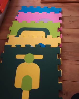 Tappeto puzzle per bambini 